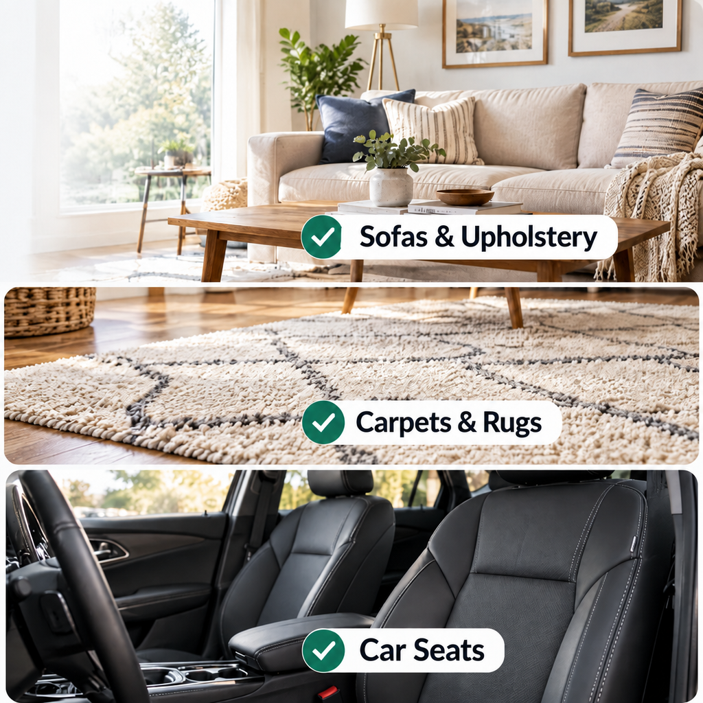 🧼🔥 3-in-1 Foam Cleaner – Remove Tough Stains from Sofas, Carpets & Car Seats! 💥 50% OFF Today!