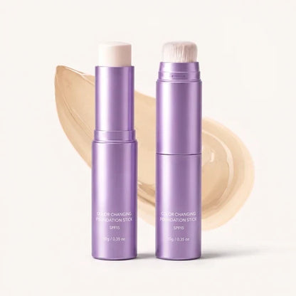 2-in-1 Color Changing Foundation Stick – The stick that makes mature skin glow again
