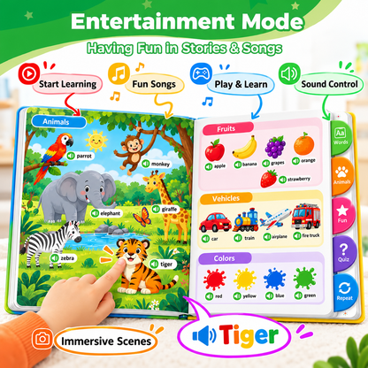 500 Words Interactive Sound Book for Kids