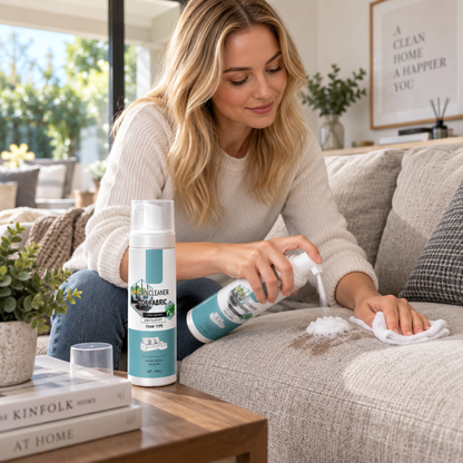 🧼🔥 3-in-1 Foam Cleaner – Remove Tough Stains from Sofas, Carpets & Car Seats! 💥 50% OFF Today!