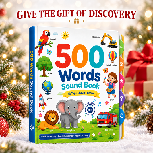 500 Words Interactive Sound Book for Kids