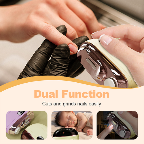 2-in-1 Safe Electric Nail Clipper.